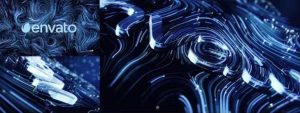 E3D插件制作史诗抽象粒子线条标志片头开场动画AE模板Abstract Lines Logo-cg男孩