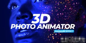 AE预设-三维图片视频放大缩小视差动画预设3D Photo Animator-cg男孩