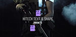 AE预设-15组高科技故障边框文字标题动画设计ffx预设Hitech Text + Frame Presets-cg男孩