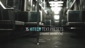 图片[2]-AE预设-15组高科技故障边框文字标题动画设计ffx预设Hitech Text + Frame Presets-cg男孩