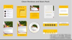 AE模板-5星级推荐产品评估烹饪料理节目包装模板Clean Reviews And 5-Star Pack-cg男孩