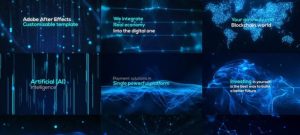 AE模板-PlexusForm插件制作科幻线条粒子背景文字标题宣传片头Digital Particle World-cg男孩