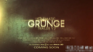 AE模板-复古怀旧悬疑类主题电影预告片头模板Cinematic Grunge Trailer-cg男孩
