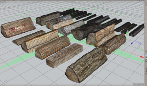 图片[2]-一酷C4D25个木头柴火木柴C4DD模型-cg男孩