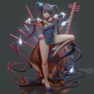 练舞的女角色女孩模型-cg男孩