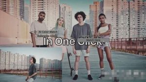 人工智能电影级调色颜色匹配色彩校正AEPR插件Aescripts AI Color Match V1.1 Win+使用教程-cg男孩