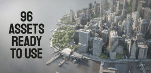 City Scapes blender城市景观资产-cg男孩