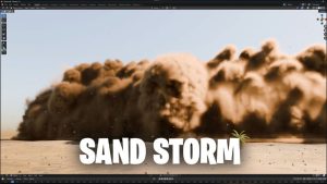 用blender制造沙尘暴特效动画特效 源文件下载-cg男孩