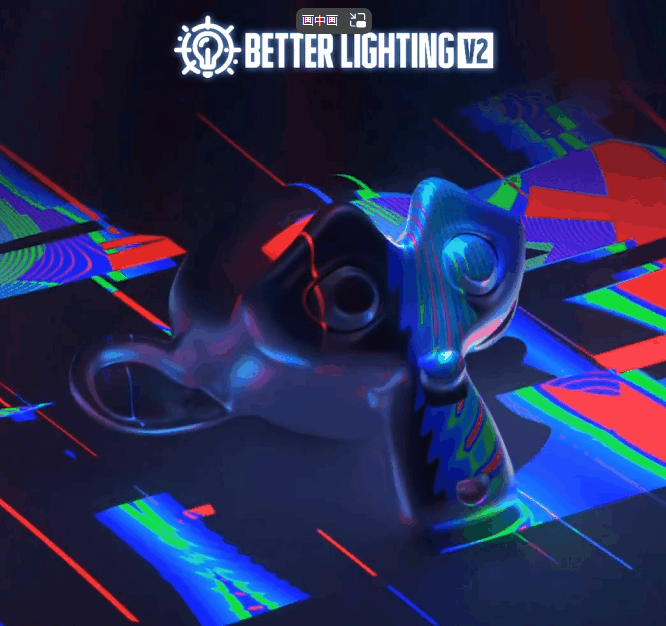 Blender灯光预设和图案轮库 Better Lighting V2 最新版 v2.1.0-cg男孩