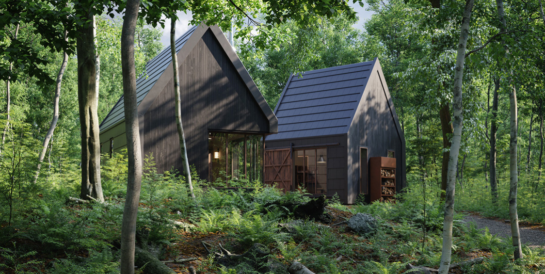 《Evermotion 15 周年森林现代小屋场景 3D 模型:Blender 里的绿意梦想,新手老手皆适用》-cg男孩