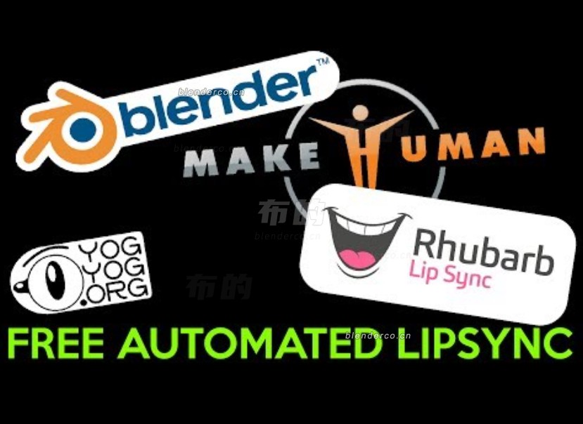blender 唇形同步插件rhubarb_lipsync1.5.2-cg男孩