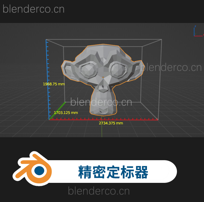 blender精密尺寸测量自动缩放工具  Dimensions Ruler + Precision Scaler V1.0.1-cg男孩