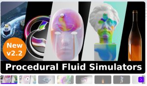 超强大全程序流体模拟器！功能详解，轻松打造震撼 VFX 效果Procedural Fluid Simulators-cg男孩
